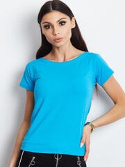 Marškinėliai moterims Factory Price, mėlyni цена и информация | Футболка женская | pigu.lt