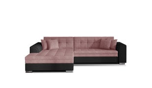 Мягкий уголок Eltap Sorento, черный/розовый цвет цена и информация | Угловые диваны | pigu.lt