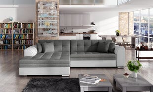 Мягкий уголок Eltap Sorento, белый/серый цвет цена и информация | Угловые диваны | pigu.lt