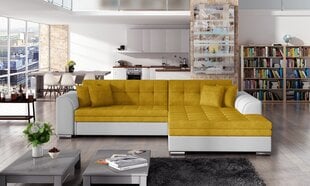 Мягкий уголок Eltap Sorento, белый/желтый цвет цена и информация | Угловые диваны | pigu.lt