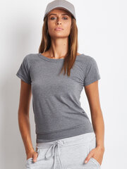 Marškinėliai moterims Factory Price, pilki kaina ir informacija | Marškinėliai moterims | pigu.lt