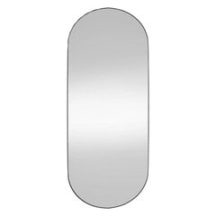 vidaXL Sieninis veidrodis, 25x60cm, stiklas, ovalo formos kaina ir informacija | Veidrodžiai | pigu.lt
