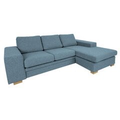Corner sofa DAGMAR light blue цена и информация | Угловые диваны | pigu.lt