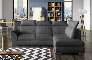 Мягкий угловой диван Loreto, серый цена и информация | Угловые диваны | pigu.lt