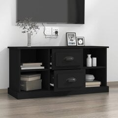 vidaXL Televizoriaus spintelė, juoda, 99,5x35,5x48cm, apdirbta mediena kaina ir informacija | TV staliukai | pigu.lt