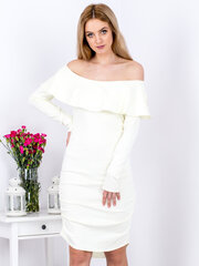 Suknelė moterims Factory Price 2016101125748, balta kaina ir informacija | Suknelės | pigu.lt