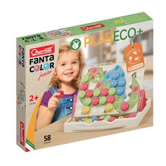 Первая мозаика Quercetti Play Eco Fantacolor Junior, 58 д. цена и информация | Развивающие игрушки | pigu.lt
