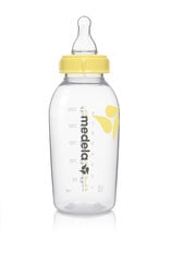 Pieno buteliukas Medela su žinduku 250 ml, 200.2273 kaina ir informacija | Medela Kūdikių prekės | pigu.lt