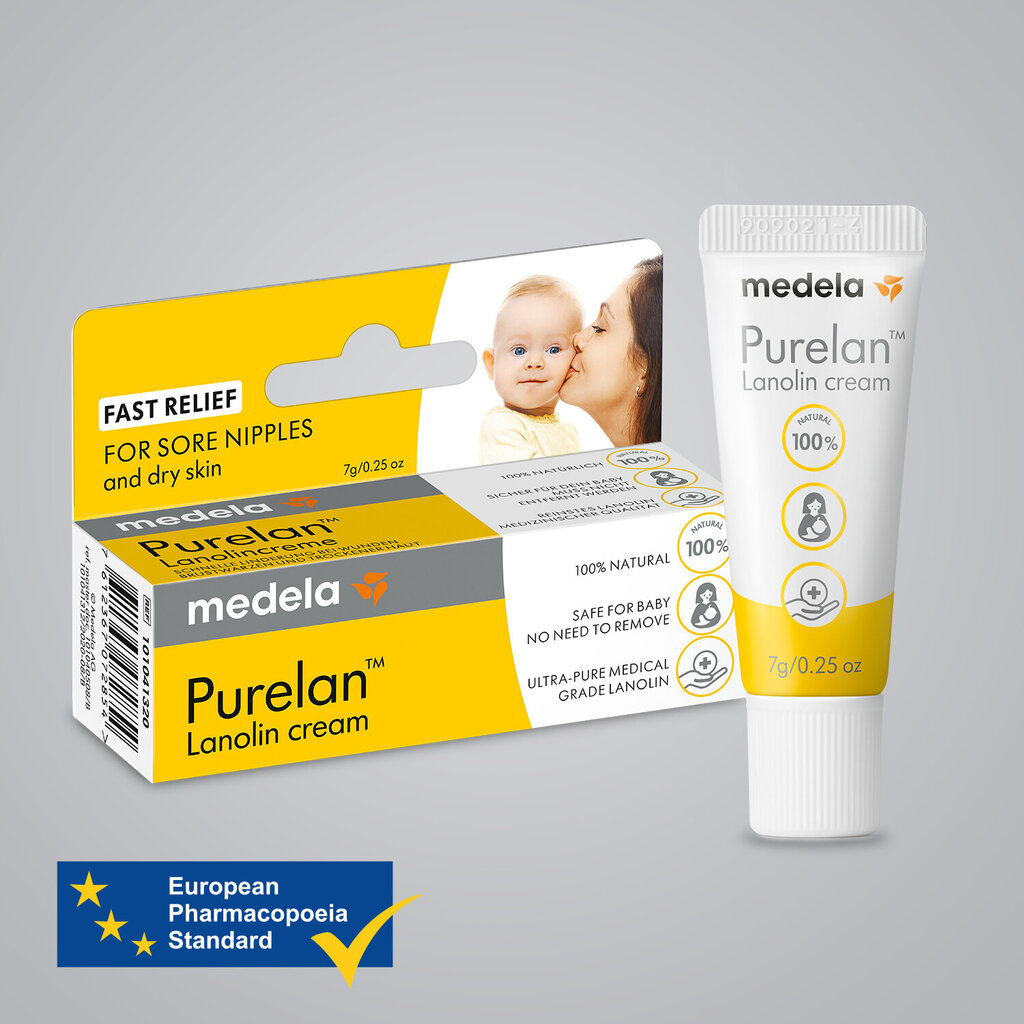 Spenelių kremas Medela Purelan™, 7 g цена и информация | Žindymo prekės | pigu.lt