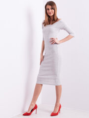 Suknelė moterims Factory Price, pilka kaina ir informacija | Suknelės | pigu.lt