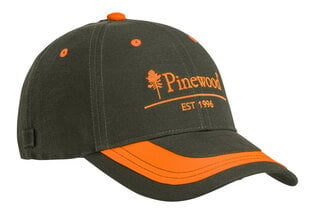 Кепка Pinewood 2color зеленый/оранжевый цвет цена и информация | Мужские шарфы, шапки, перчатки | pigu.lt