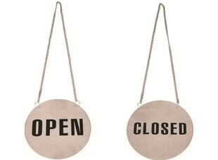 Pakabinamas ženklas Open/Closed kaina ir informacija | Kanceliarinės prekės | pigu.lt