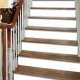 Виниловые белые наклейки для лестницы Декор интерьера - 15 шт. (21 х 100 см)