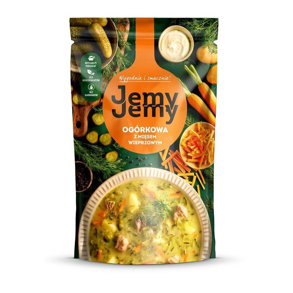 Agurkinė sriuba su kiauliena Jemy Jemy, 450 g цена и информация | Sriubos, sultiniai | pigu.lt