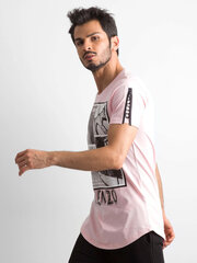 Marškinėliai vyrams Factory Price, rožiniai цена и информация | Футболка мужская | pigu.lt