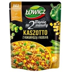 Perlinės kruopos su kukurūzais, šparaginėmis pupelėmis ir žirneliais Lowicz, 250 g kaina ir informacija | Kruopos, dribsniai, košės | pigu.lt