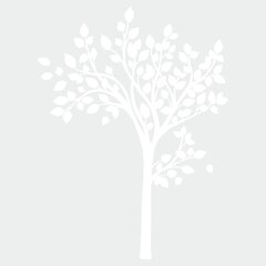 Interjero lipdukas White Tree Botanical kaina ir informacija | Interjero lipdukai | pigu.lt