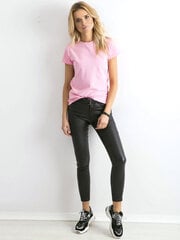 Marškinėliai moterims Basic Feel Good 2016101830741, rožiniai kaina ir informacija | Marškinėliai moterims | pigu.lt