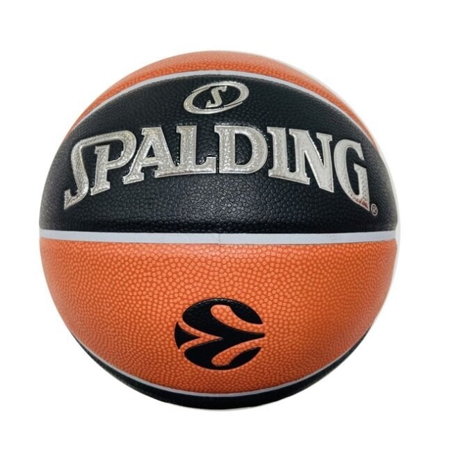 Eurolygos krepšinio kamuolys Spalding TF-1000, 7 kaina | pigu.lt
