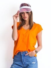 Marškinėliai moterims Basic Feel Good, oranžiniai цена и информация | Футболка женская | pigu.lt