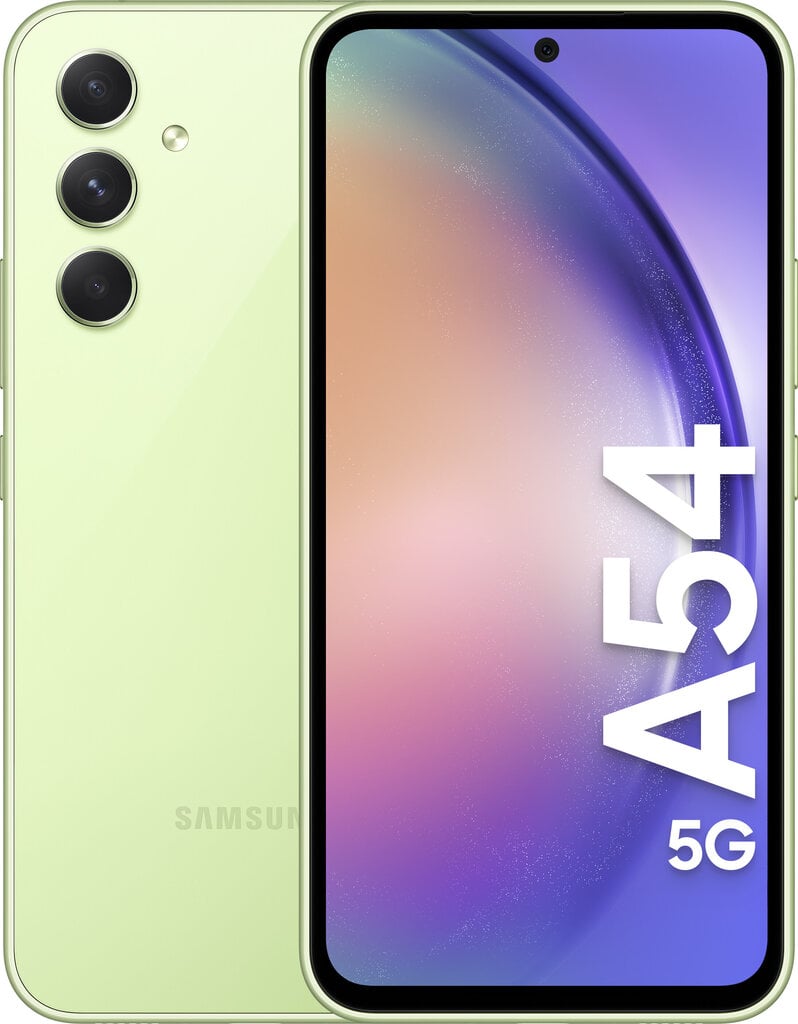 Samsung Galaxy A54 5G 8/256GB SM-A546BLGDEUE Light Green kaina ir informacija | Mobilieji telefonai | pigu.lt