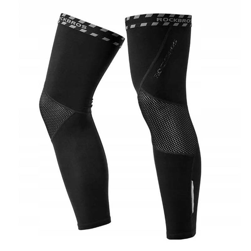 Kojų pašiltinimai Rockbros LKPJ003XL, L/XL, juodi kaina ir informacija | Dviratininkų apranga | pigu.lt