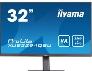 Iiyama ProLite XUB3294QSU-B1 цена и информация | Мониторы | pigu.lt