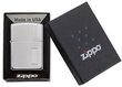 Žiebtuvėlis Zippo 350, sidabrinis kaina ir informacija | Žiebtuvėliai ir priedai | pigu.lt