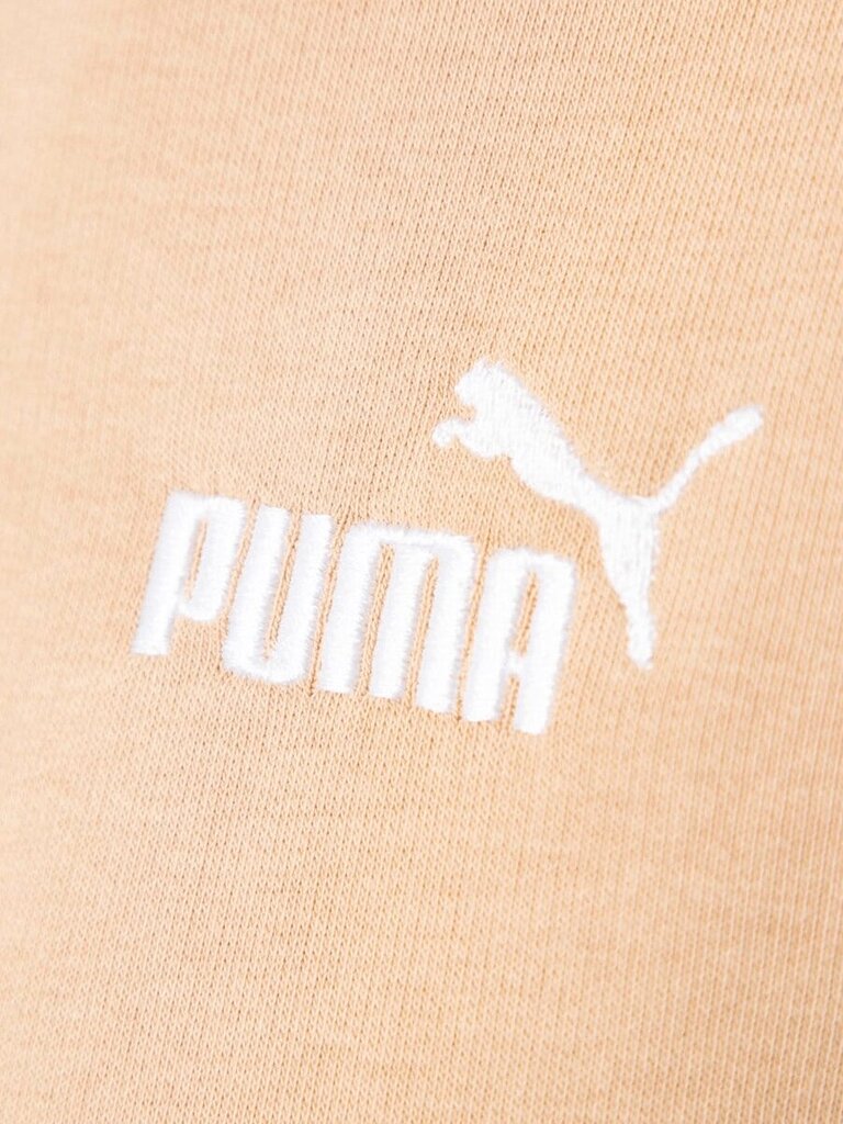 Džemperis moterims Puma Essentials Embroidery Dusty Tan, smėlio spalvos kaina ir informacija | Džemperiai moterims | pigu.lt