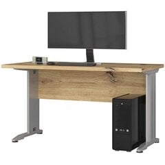 Компьютерный стол 135, светло-коричневый цена и информация | Компьютерные, письменные столы | pigu.lt