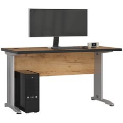 Kompiuterinis stalas BM-135, tamsiai rudas kaina ir informacija | Kompiuteriniai, rašomieji stalai | pigu.lt