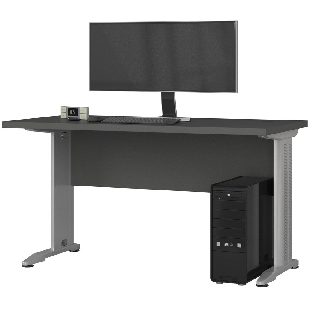 Kompiuterinis stalas BM-135, tamsiai pilkas kaina ir informacija | Kompiuteriniai, rašomieji stalai | pigu.lt