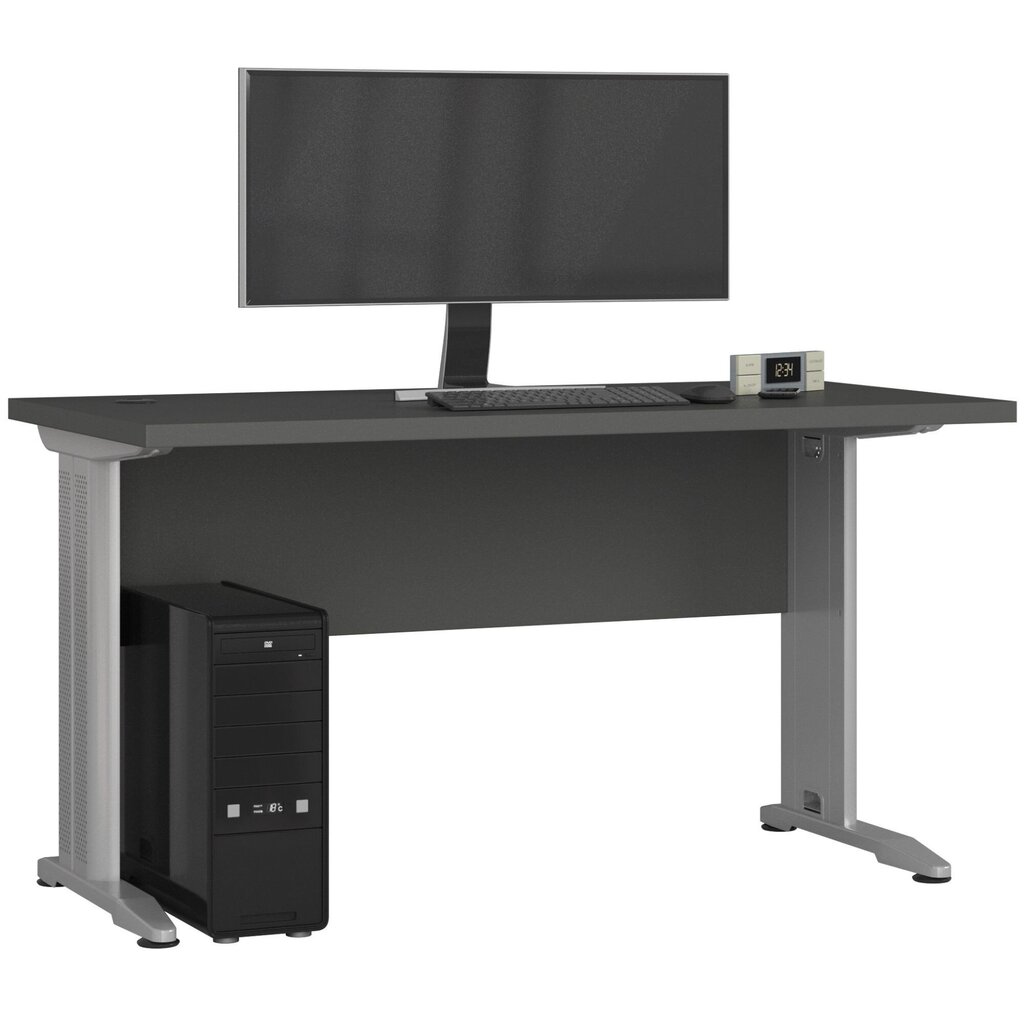 Kompiuterinis stalas BM-135, tamsiai pilkas kaina ir informacija | Kompiuteriniai, rašomieji stalai | pigu.lt