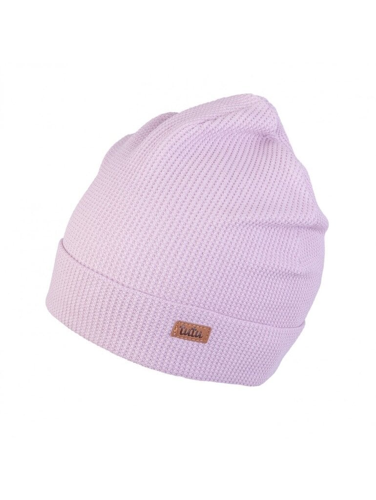 Kepurė mergaitėms TuTu 3-006075, violetinė kaina ir informacija | Kepurės, pirštinės, šalikai mergaitėms | pigu.lt