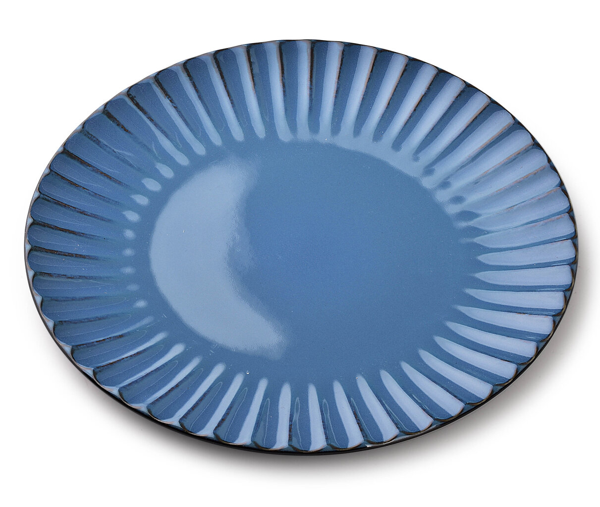 Evie Blue lėkštė, mėlyna kaina ir informacija | Indai, lėkštės, pietų servizai | pigu.lt