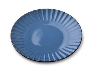 Evie Blue desertinė lėkštė, mėlyna kaina ir informacija | Indai, lėkštės, pietų servizai | pigu.lt