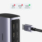 Šakotuvas Ugreen Multifunction HUB 12in1 CM555) USB C USB HDMI DP RJ45 AUX SD TF kaina ir informacija | Adapteriai, USB šakotuvai | pigu.lt