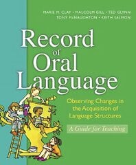 Record of Oral Language kaina ir informacija | Socialinių mokslų knygos | pigu.lt
