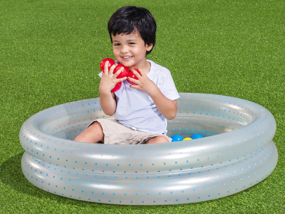 Vaikiškas baseinas su kamuoliukais Bestway, 91x20 cm цена и информация | Baseinai | pigu.lt