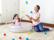 Vaikiškas baseinas su kamuoliukais Bestway, 91x20 cm kaina ir informacija | Baseinai | pigu.lt