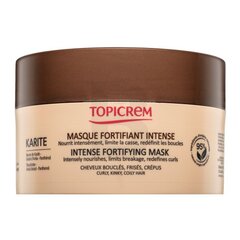 "Topicrem Karité Intense Fortifying Mask" stiprinamoji kaukė garbanotiems plaukams 250 ml kaina ir informacija | Šampūnai | pigu.lt