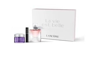 Kosmetikos rinkinys Lancome La Vie Est Belle: kvapusis vanduo EDP moterims, 50 ml + kremas, 15 ml + akių tušas, 2 ml kaina ir informacija | Lancôme Kvepalai, kosmetika | pigu.lt