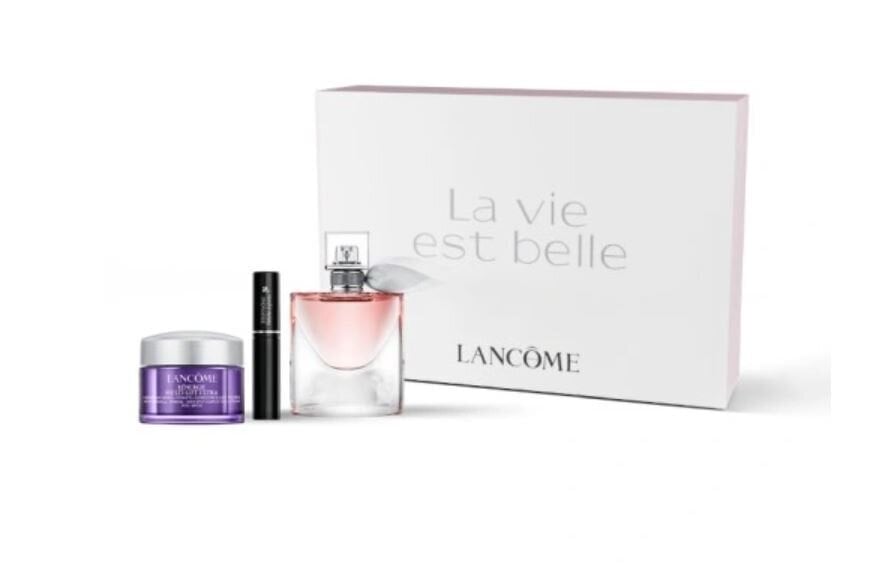 Kosmetikos rinkinys Lancome La Vie Est Belle: kvapusis vanduo EDP moterims, 50 ml + kremas, 15 ml + akių tušas, 2 ml kaina ir informacija | Veido kremai | pigu.lt