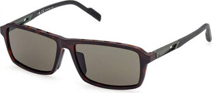 Мужские солнечные очки Adidas SP0049 DARK HAVANA цена и информация | Легкие и мощные прозрачные защитные очки для велосипедов | pigu.lt
