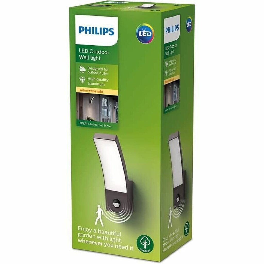 Sieninis lauko šviestuvas su judesio jutikliu Philips MyGarden Splay kaina ir informacija | Lauko šviestuvai | pigu.lt