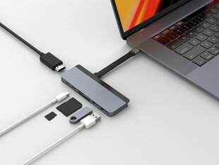 Hyper HyperDrive DUO 7-в-2 USB-C цена и информация | Кабели и провода | pigu.lt