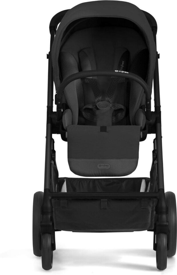 Cybex sportinis vežimėlis Balios S Lux, Moon Black kaina ir informacija | Vežimėliai | pigu.lt