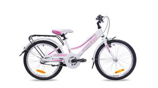 Велосипед детский Insera Cindy 20" 3-v, белый цена и информация | Велосипеды | pigu.lt