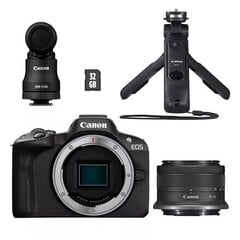 Canon EOS R50 + 18-45 мм Vlogger Kit цена и информация | Цифровые фотоаппараты | pigu.lt