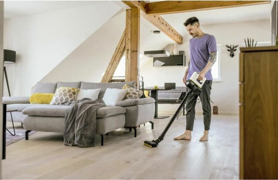 Karcher VC 4 Cordless myHome Car 1.198-632.0 kaina ir informacija | Dulkių siurbliai-šluotos | pigu.lt